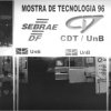 Os parceiros CDT e SEBRAE na mostra de tecnologia - 1996